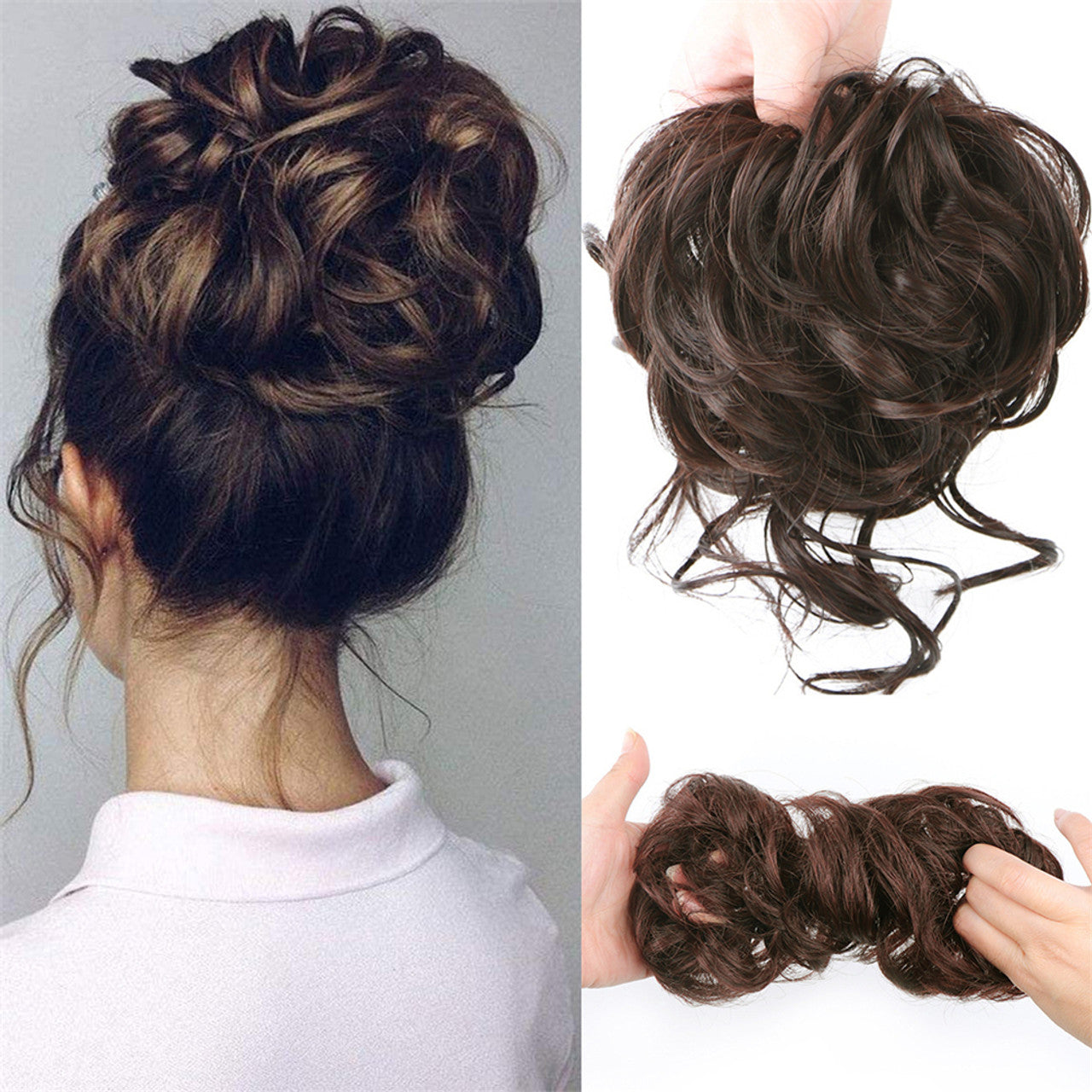 MOÑO EXTENSIÓN DE CABELLO