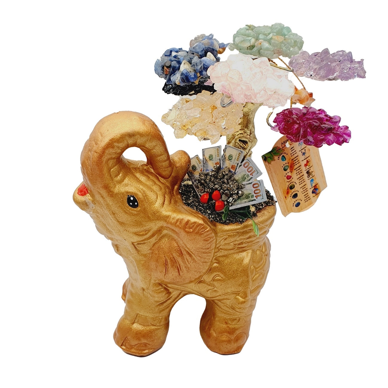Árbol De La Felicidad Chakras elefante