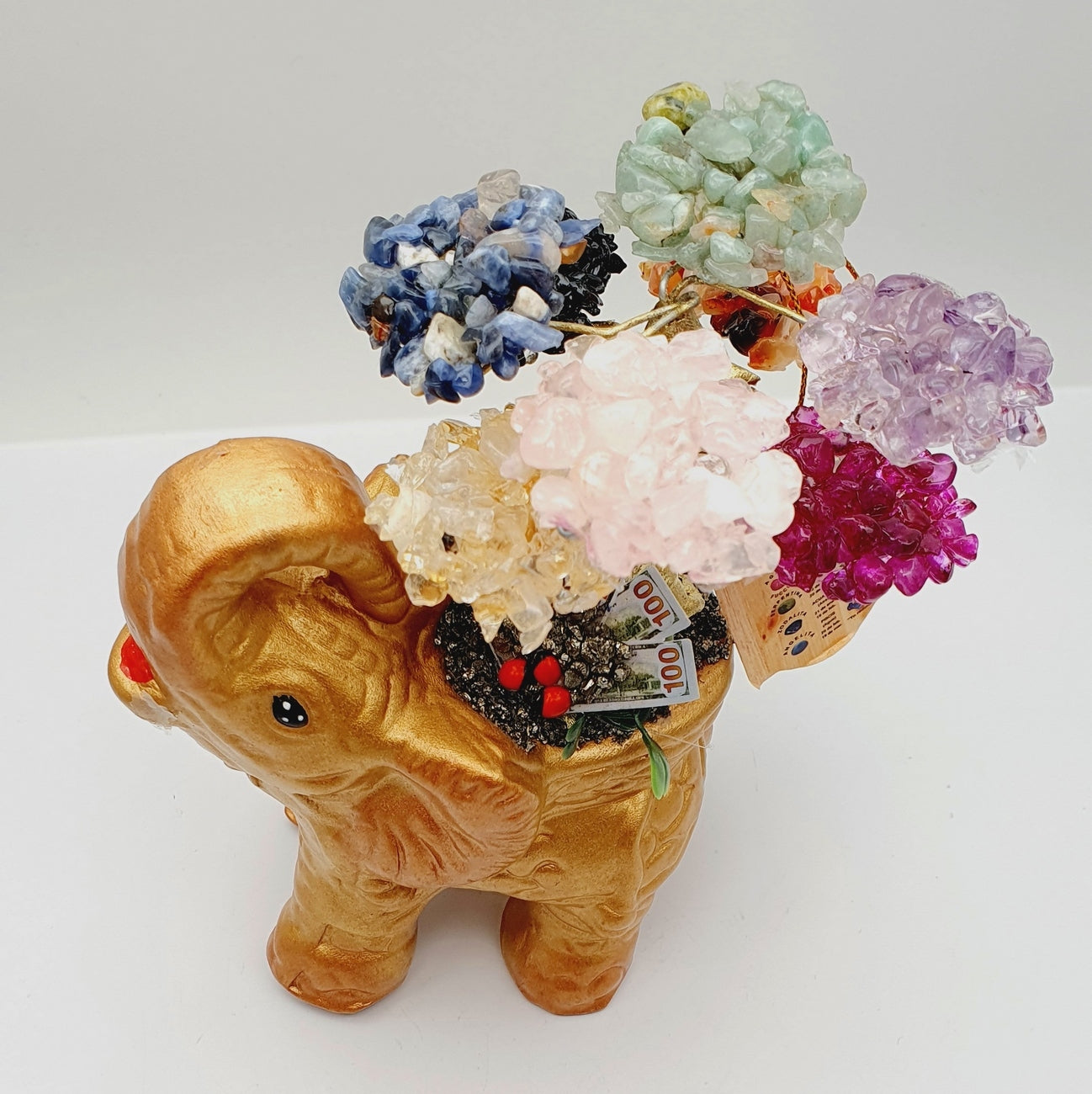 Árbol De La Felicidad Chakras elefante