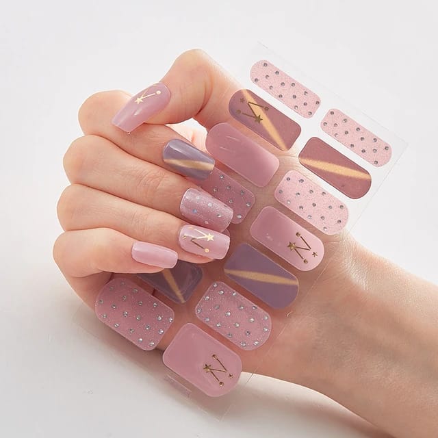 Stickers de uñas en gel X20 + Lámpara Led