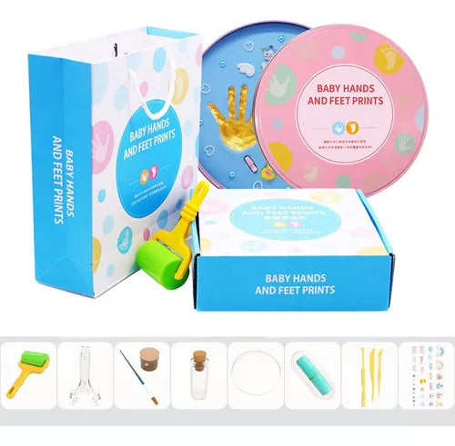 KIT DE IMPRESION PARA HUELLAS DE BEBE