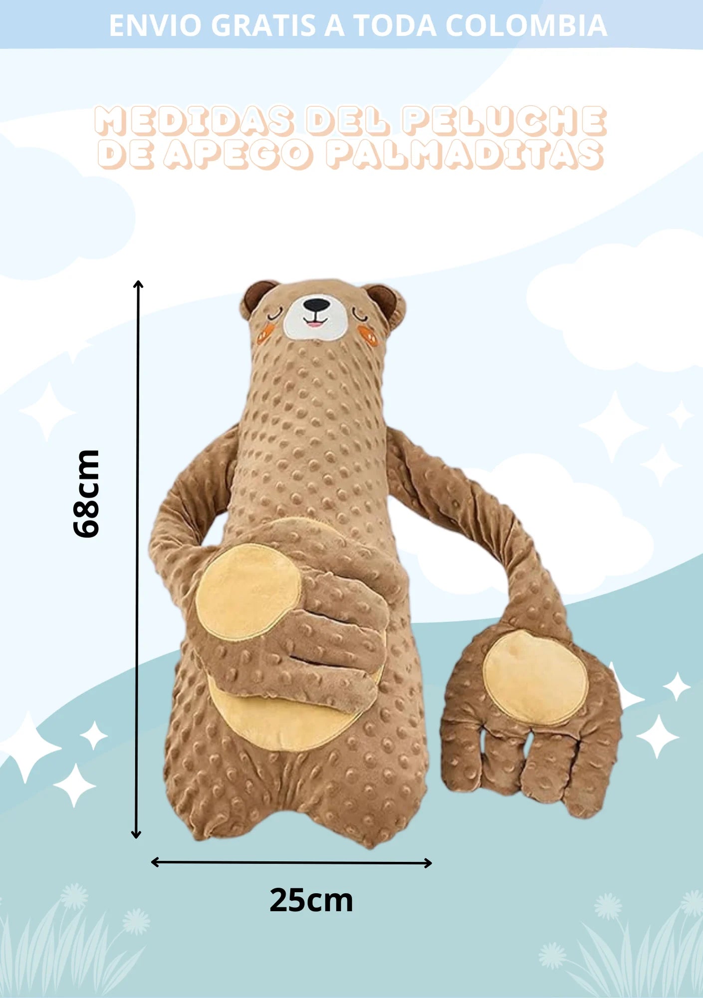 muñeco para dormir bebes que da palmadas