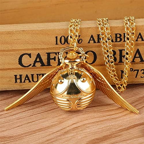 Collar Reloj Snitch Harry Potter Dorado