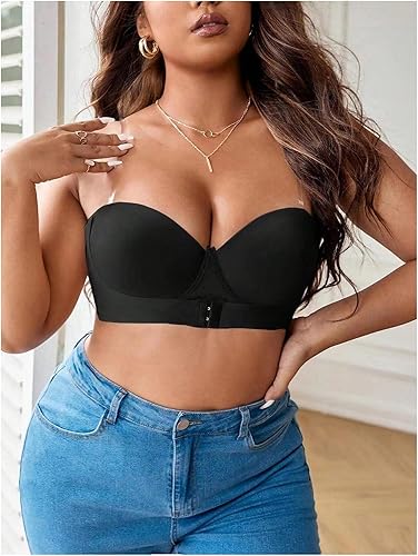 BRASIER STRAPLES CON REALCE PAGA 1 LLEVA 2 NEGRO+BEIGE