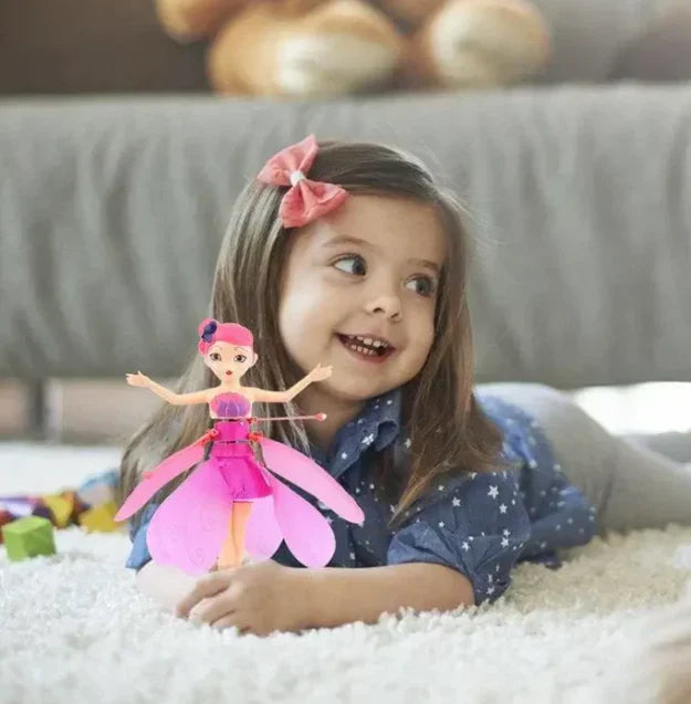 Hada Voladora Con Luz Mágica Y Sensor De Mano
