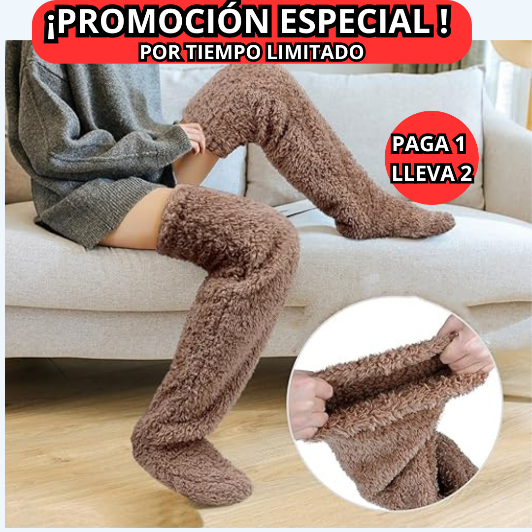 Calcetines largos y peludos para frío PAGA 1 LLEVA 2
