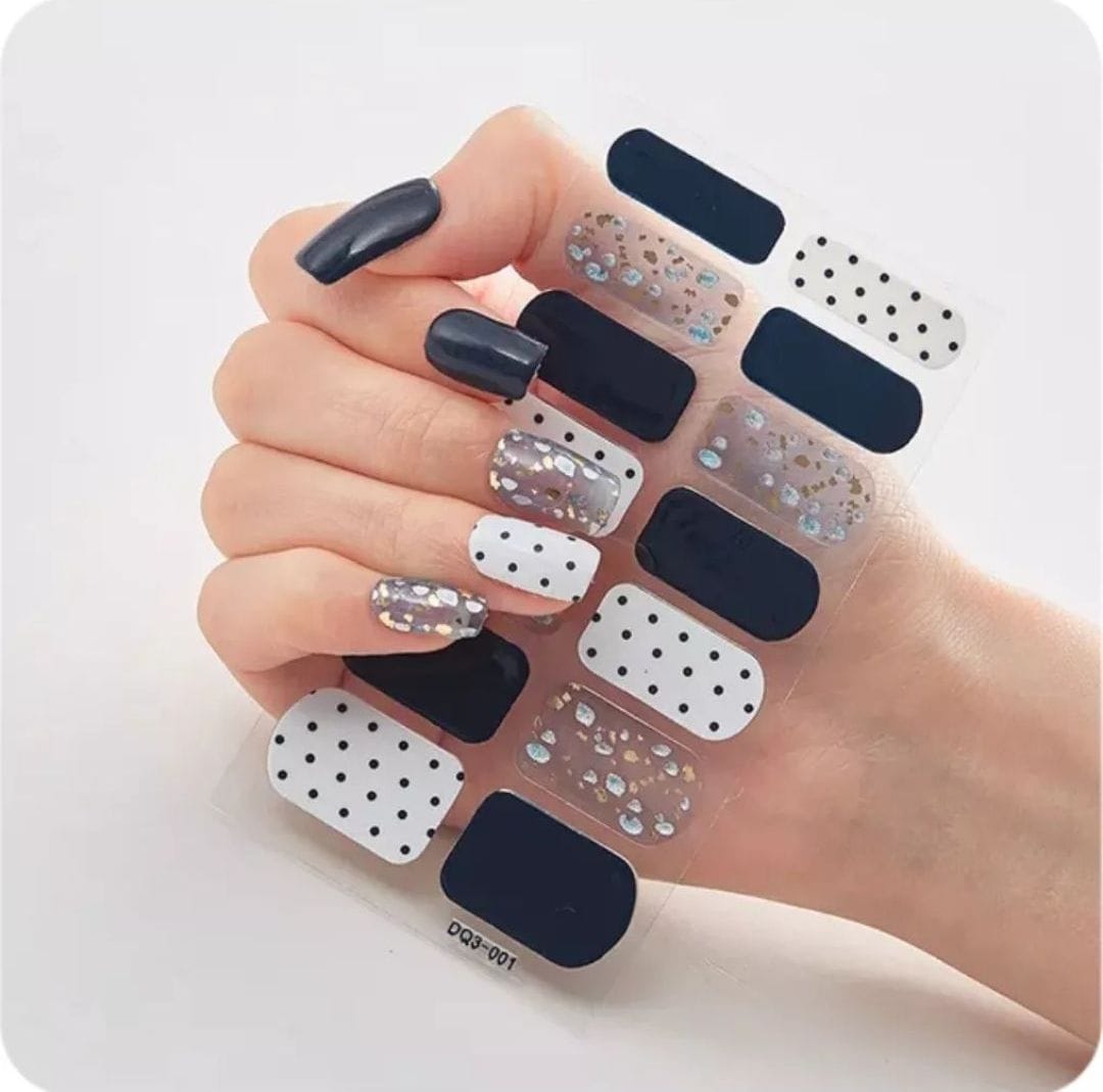 Stickers de uñas en gel X20 + Lámpara Led