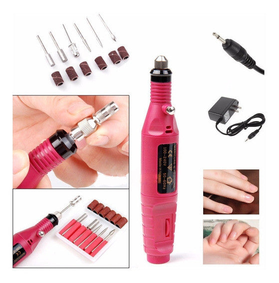 KIT PULIDOR DE UÑAS PEDICURE MANICURE PR