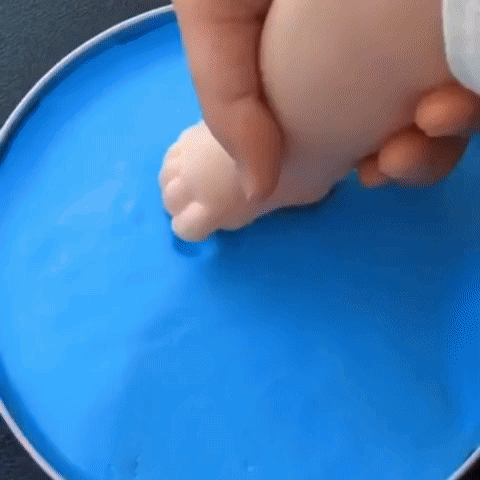 KIT DE IMPRESION PARA HUELLAS DE BEBE