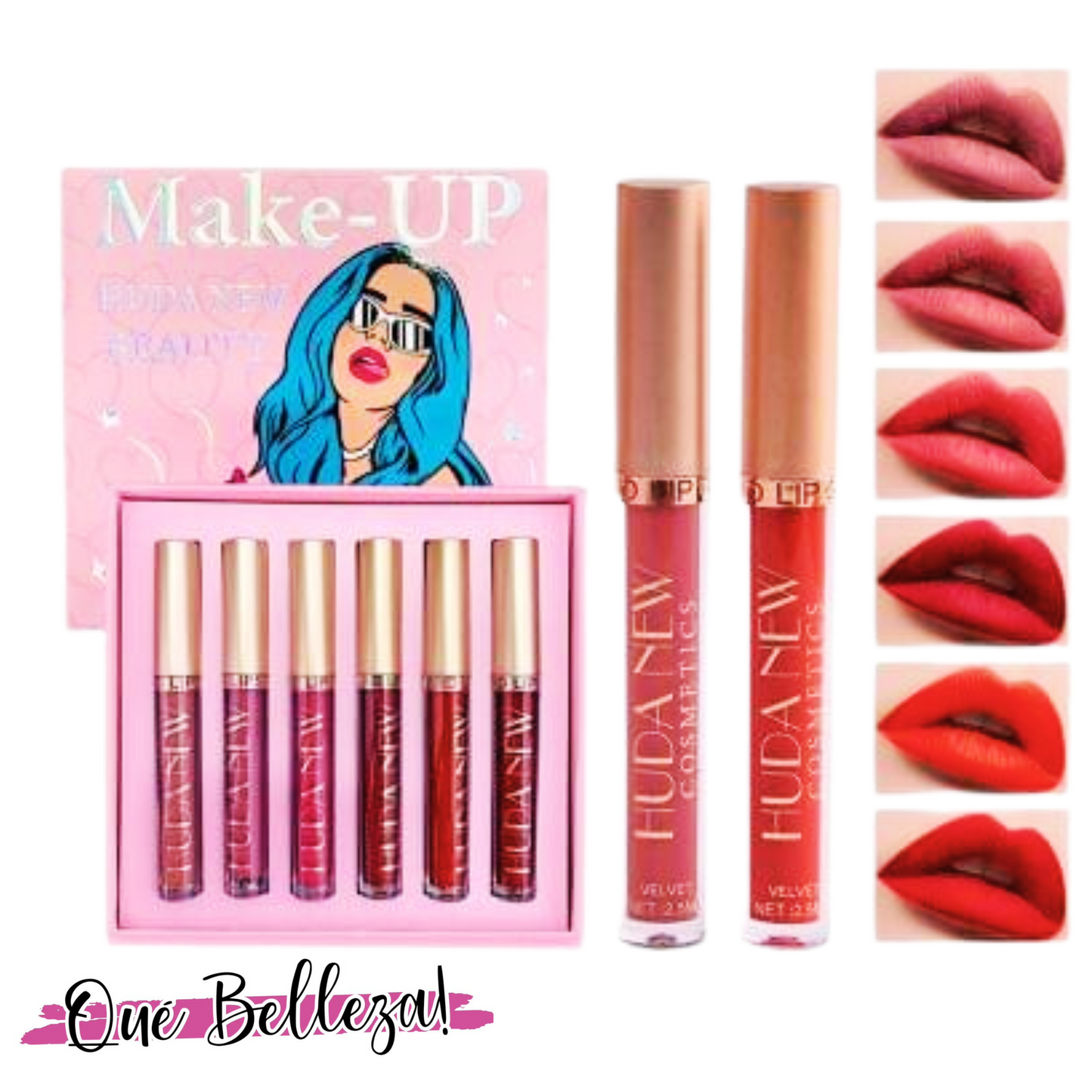 Set x 6 labiales liquidos Karol g