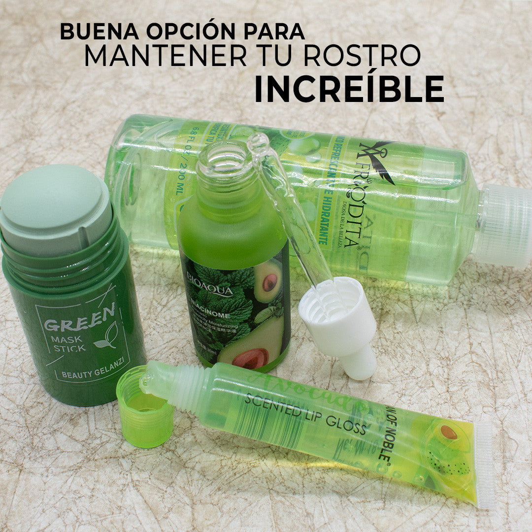 COMBO VERDE (OBSEQUIO BRILLO DE AGUACATE