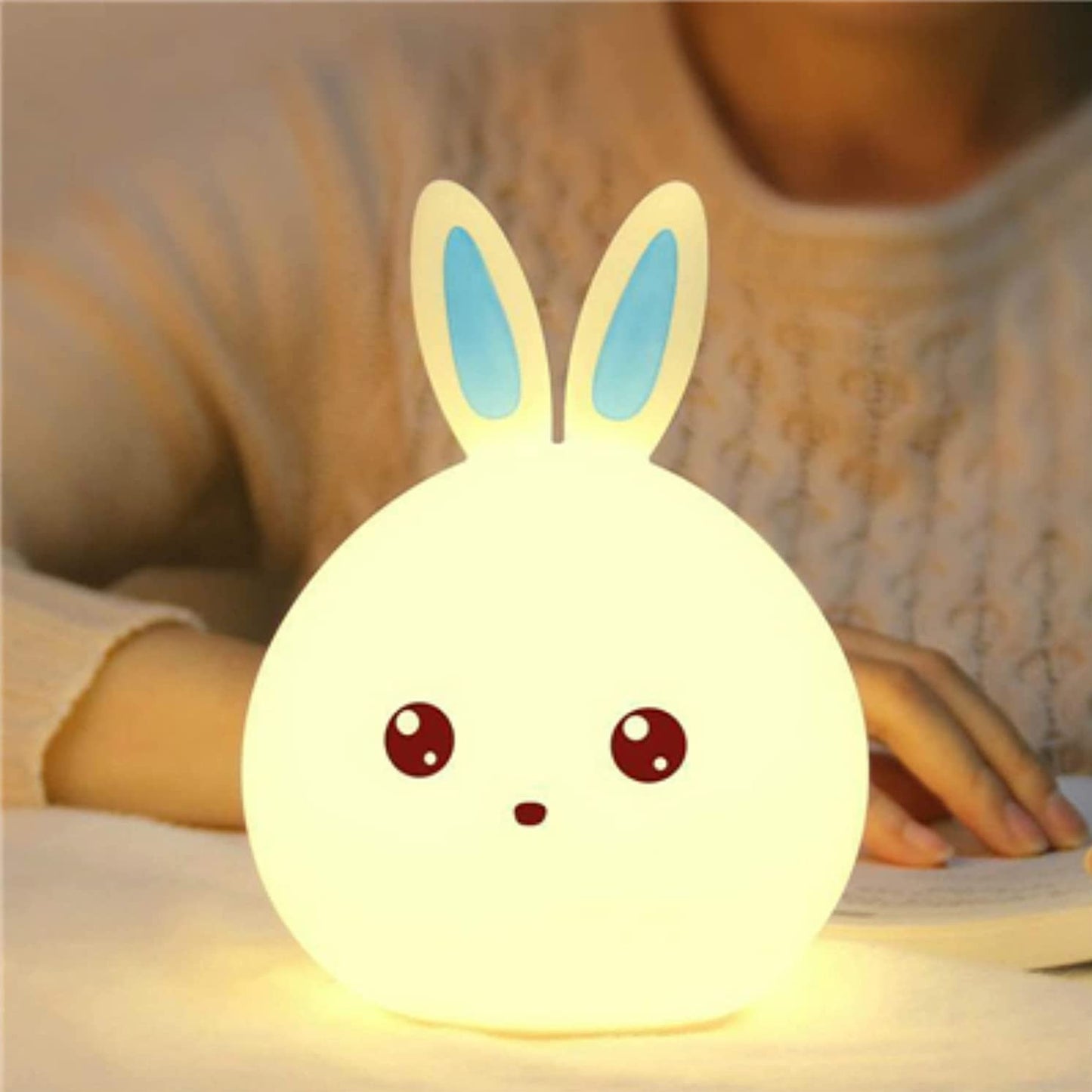 lampara nocturna de conejo