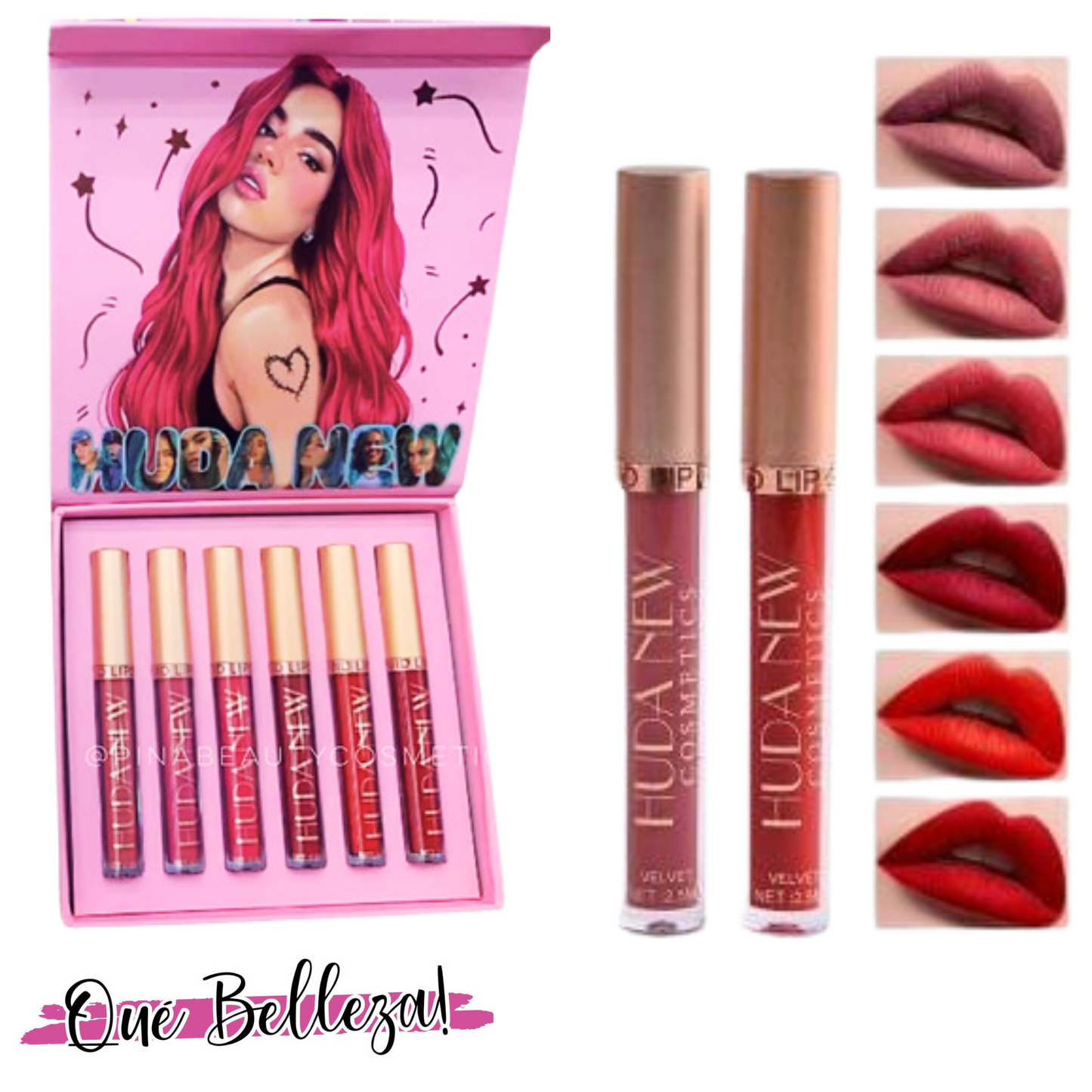 Set x 6 labiales liquidos Karol g