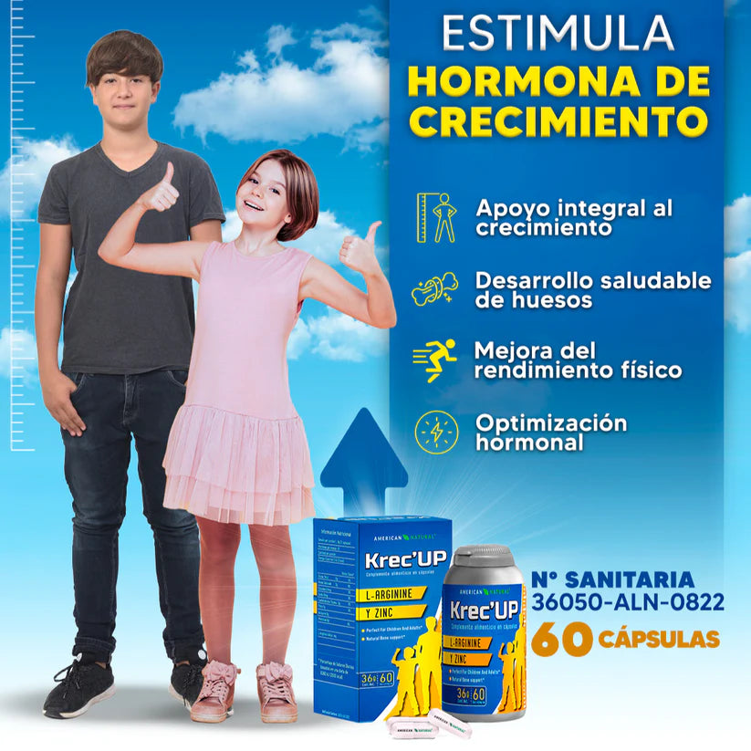 Krece'Up Hormona De Crecimiento 100% Original