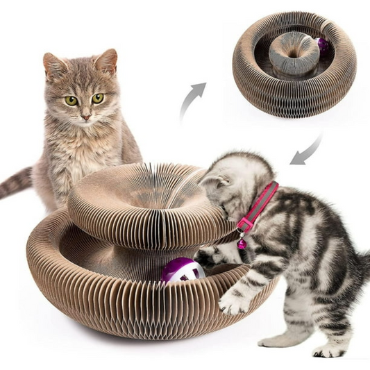 JUGUETE RASCADOR PARA GATOS CON ÓRGANO M