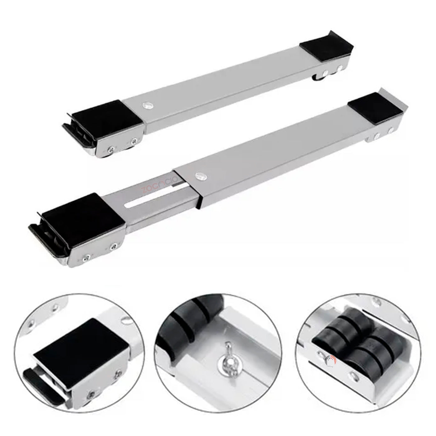 X2 Base Soporte Para Lavadoras Neveras Ruedas Móvil Ajustable