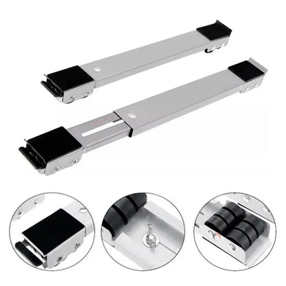 X2 Base Soporte Para Lavadoras Neveras Ruedas Móvil Ajustable