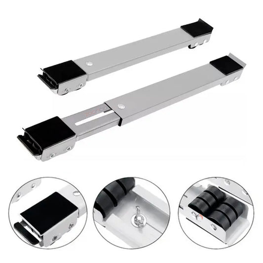 X2 Base Soporte Para Lavadoras Neveras Ruedas Móvil Ajustable