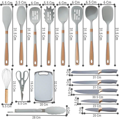 UTENSILIOS DE COCINA X21 PCS V-79