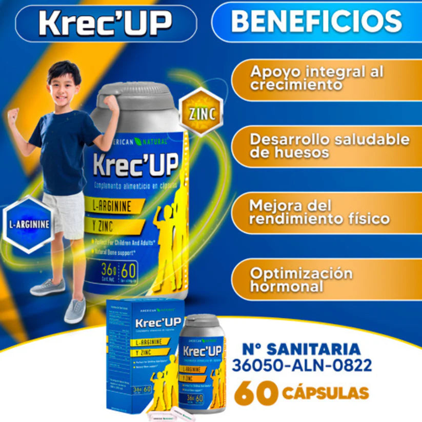 Krece'Up Hormona De Crecimiento 100% Original