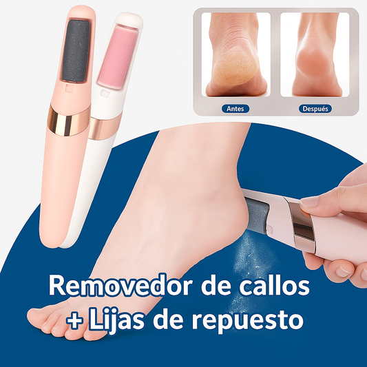Removedor de callos eléctrico + lijas de repuesto