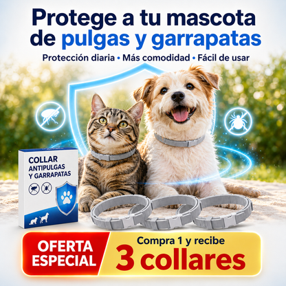 Collar  para Perros y Gatos  Anti-pulgas