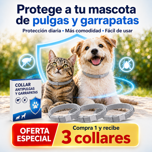 Collar  para Perros y Gatos  Anti-pulgas