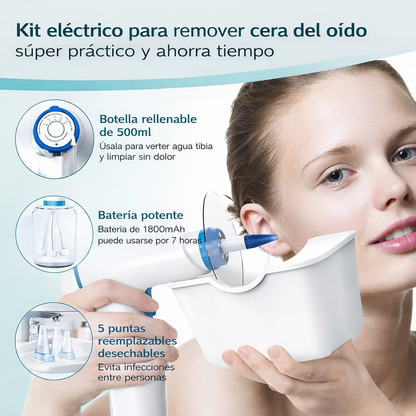 Limpieza lavado de Oidos Kit Profesional