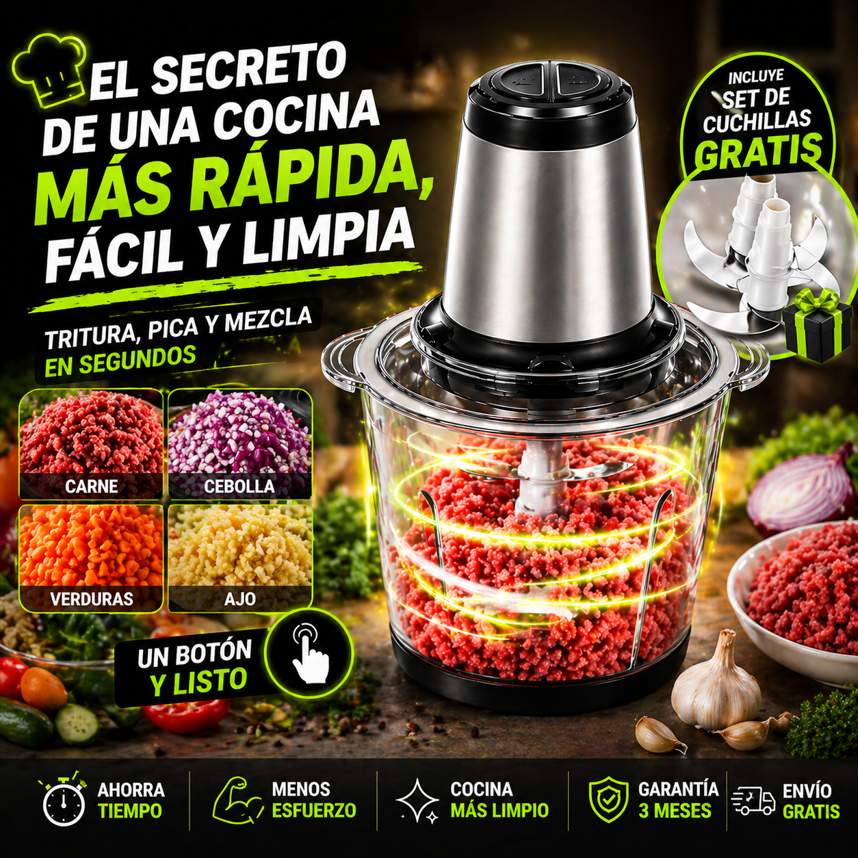 Procesador de Alimentos Multifuncional