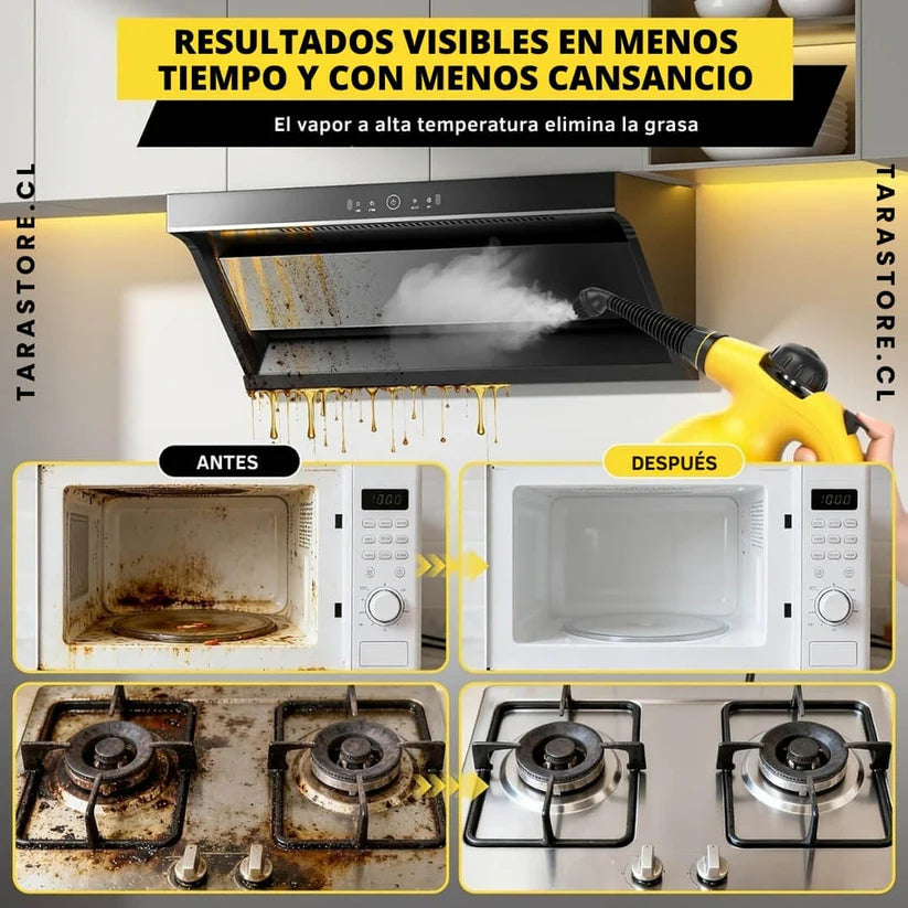 Limpiador a Vapor Eléctrico Multifuncion