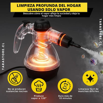 Limpiador a Vapor Eléctrico Multifuncion