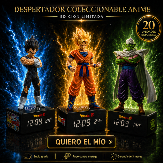Reloj Despertador Digital Dragon Ball Z