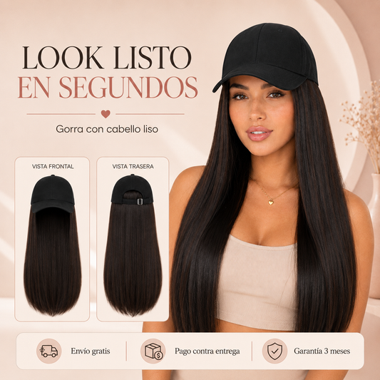 ¡EDICIÓN LIMITADA! PELUCA CON GORRA TRAVEL HAIR