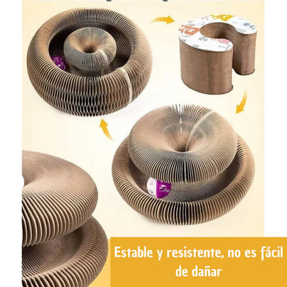 JUGUETE RASCADOR PARA GATOS CON ÓRGANO M