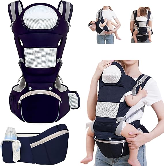 CARGADOR ERGONOMICO CON SOPORTE LUMBAR MULTIFUNCIONAL PARA BEBE