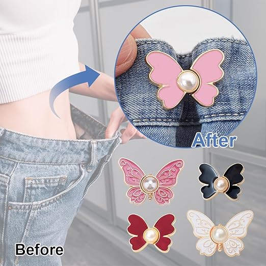10 juegos Hebilla Mariposa Ajustador Talla