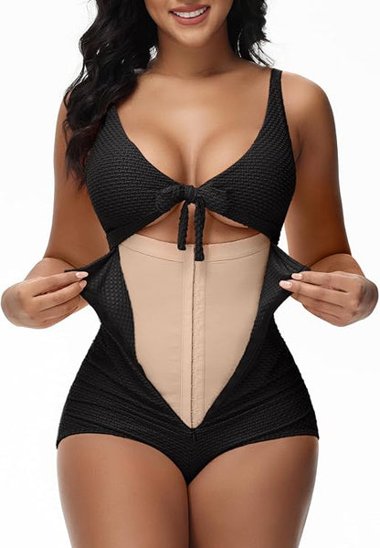 Traje de baño con faja integrada