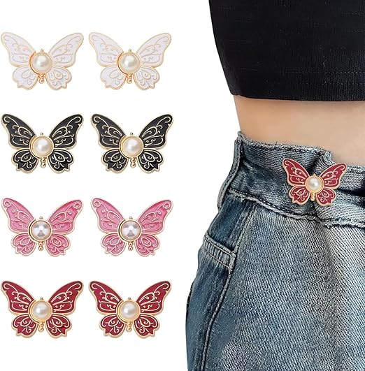 10 juegos Hebilla Mariposa Ajustador Talla