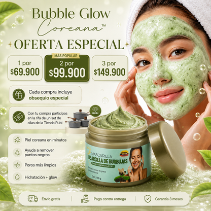 Mascarilla Carbonatada Bubble Glow Coreana™