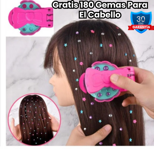 KIT DECORACION JOYAS PARA CABELLO 180 Gemas