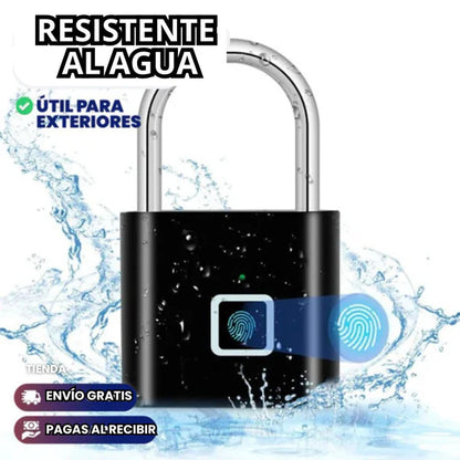 CANDADO INTELIGENTE CON HUELLA DACTILAR