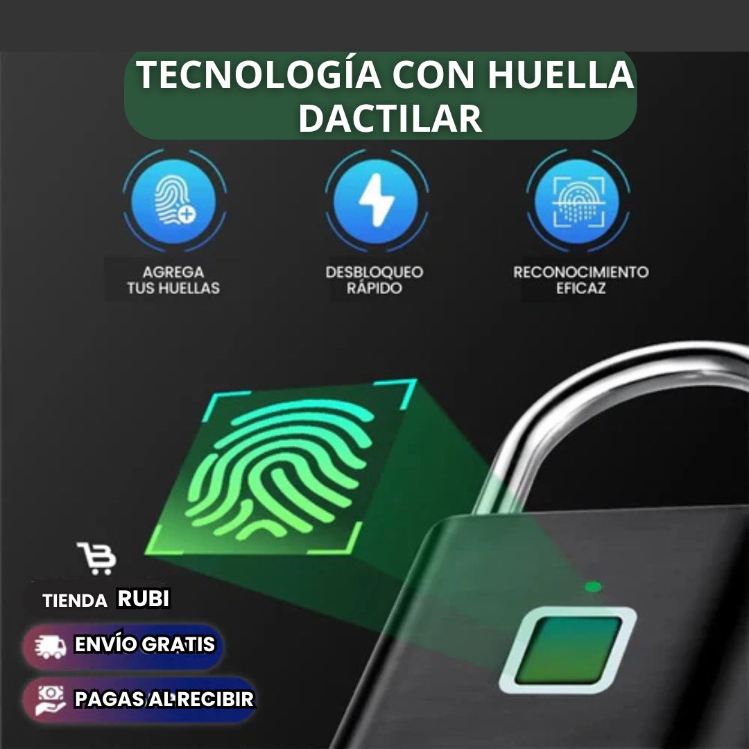 Candado de huella digital