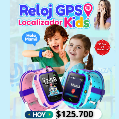 RELOJ GPS CON  LOCALIZADOR EN TIEMPO REALY CAMARA INTEGRADA GRATIS SIM