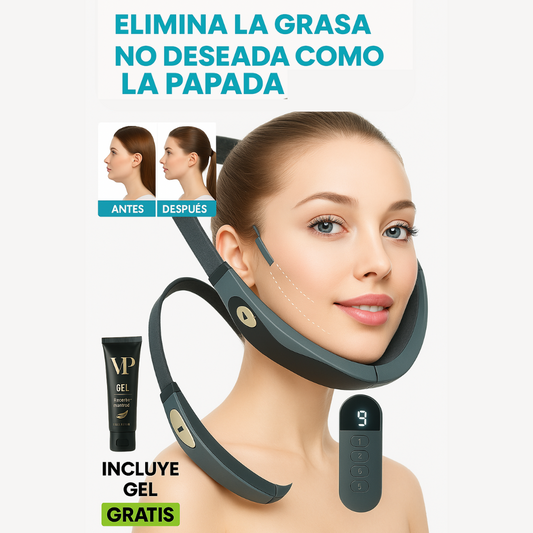 Eliminador de papada, máquina eléctrica Facial en V,  6 Modos Grandes y 9 Niveles de Intensidad Ajustables