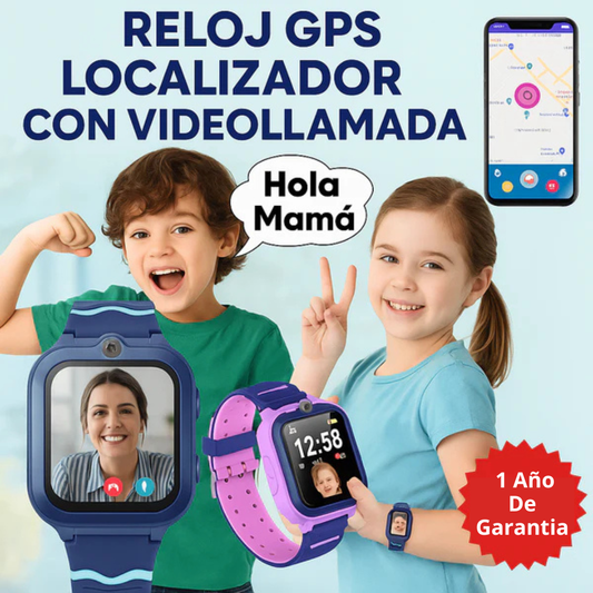 RELOJ ORIGINAL GPS CON LOCALIZADOR EN TIEMPO REAL CON CÁMARA INTEGRADA GRATIS SIM 4G
