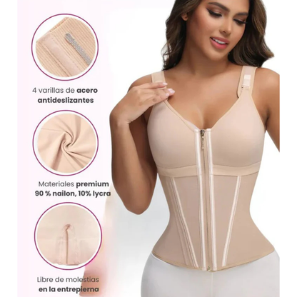 Chaleco Moldeador con Brasier Integrado – Gratis Gel Reductor + Obsequio 🎁