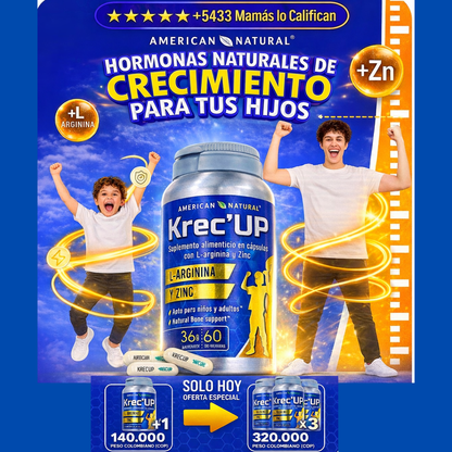 Krece'Up Hormona De Crecimiento 100% Original