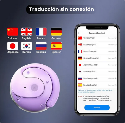 Audífonos Traducción instantánea de Idiomas