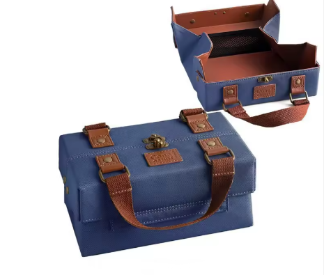 Bolsa de maquillaje portátil magnética