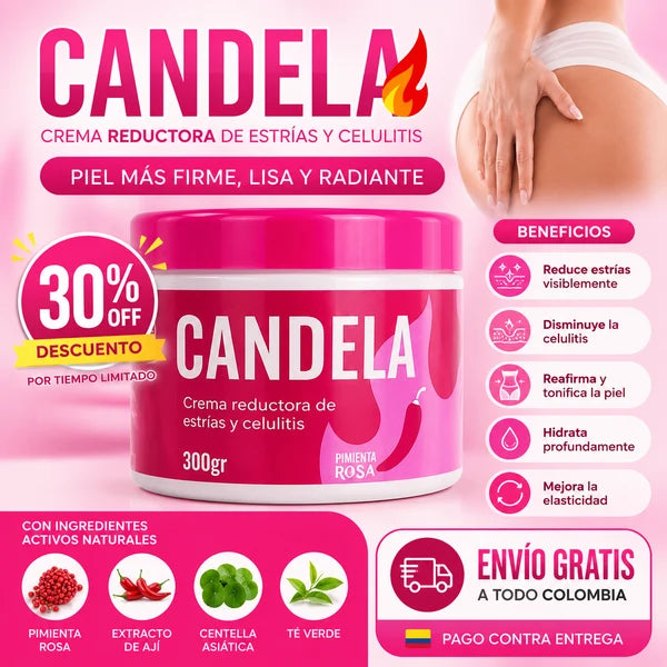 Candela crema reductora para estrías